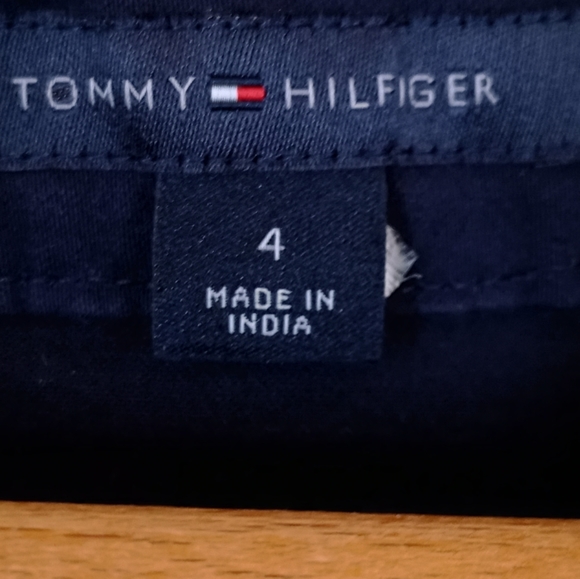 Tommy Hilfiger, navy blue belted dress, size 4 - Picture 3 of 4